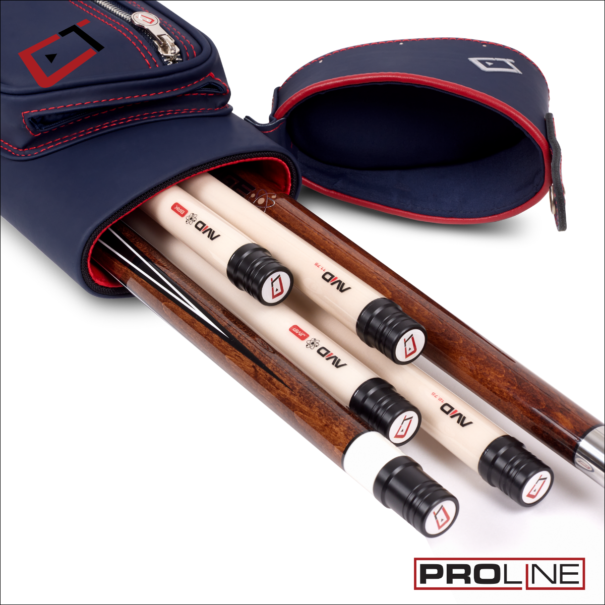 Cuetec Pro Line Navy 2X4 Hard Case