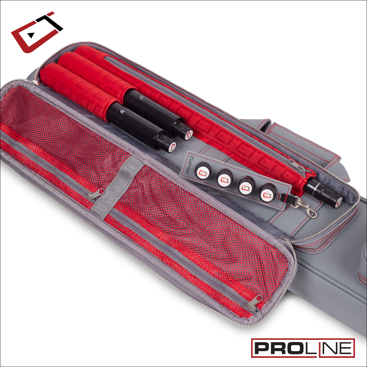 Cuetec Pro Line Gray 4X8 Soft Case