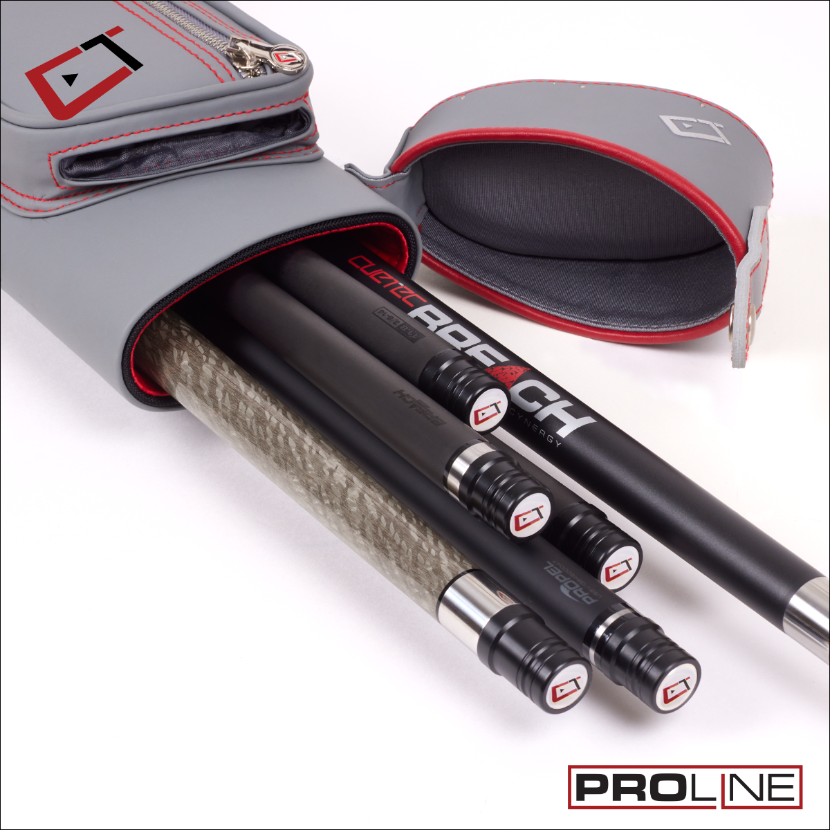 Cuetec Pro Line Gray 2X4 Hard Case